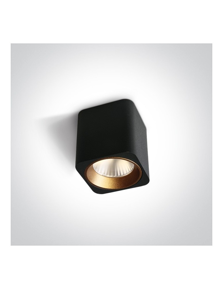 Oprawy sufitowe LEDowe - One Light Lampa sufitowa do mieszkania Platamonas 12107KA/B/W - produkt kolory-swiatla.pl 1