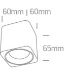 Oprawy sufitowe LEDowe - One Light Lampa sufitowa do mieszkania Platamonas 12107KA/B/W - product 2