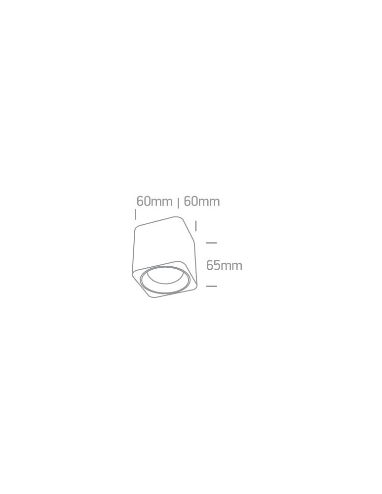 Oprawy sufitowe LEDowe - One Light Lampa sufitowa do mieszkania Platamonas 12107KA/B/W - product kolory-swiatla.pl 2