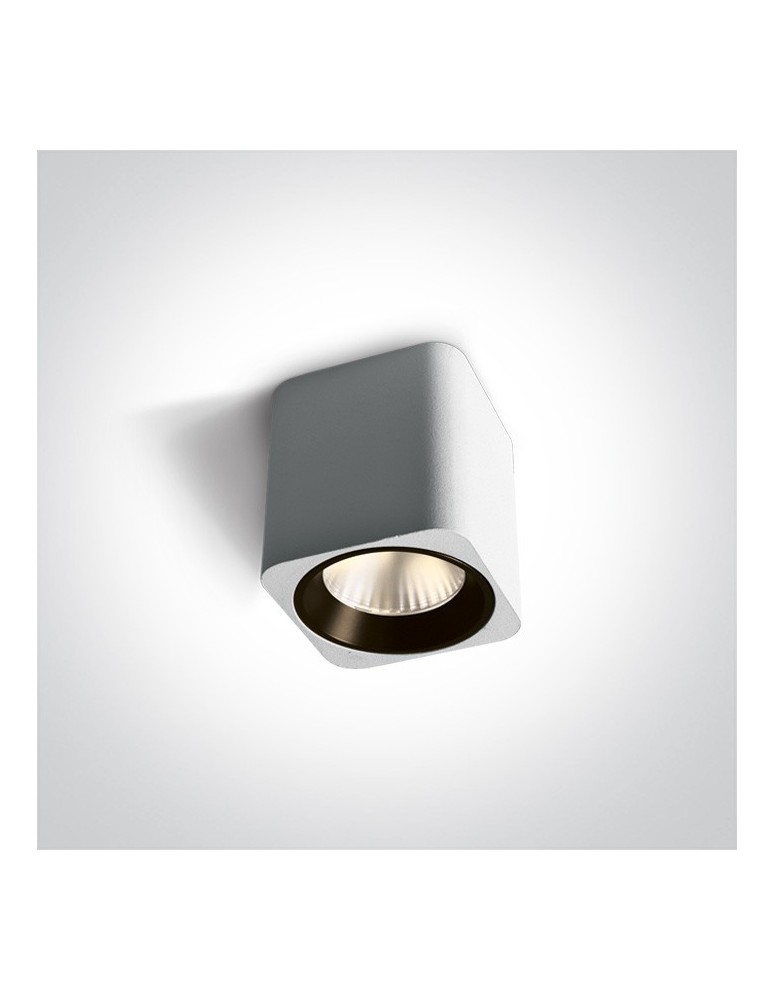 Oprawy sufitowe LEDowe - One Light Lampa sufitowa do mieszkania Platamonas 12107KA/W/W - produkt kolory-swiatla.pl 1