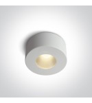 Oprawy sufitowe LEDowe - One Light Stylowa lampa LED sufitowa biała Polijiros 12107/B/W - product 1