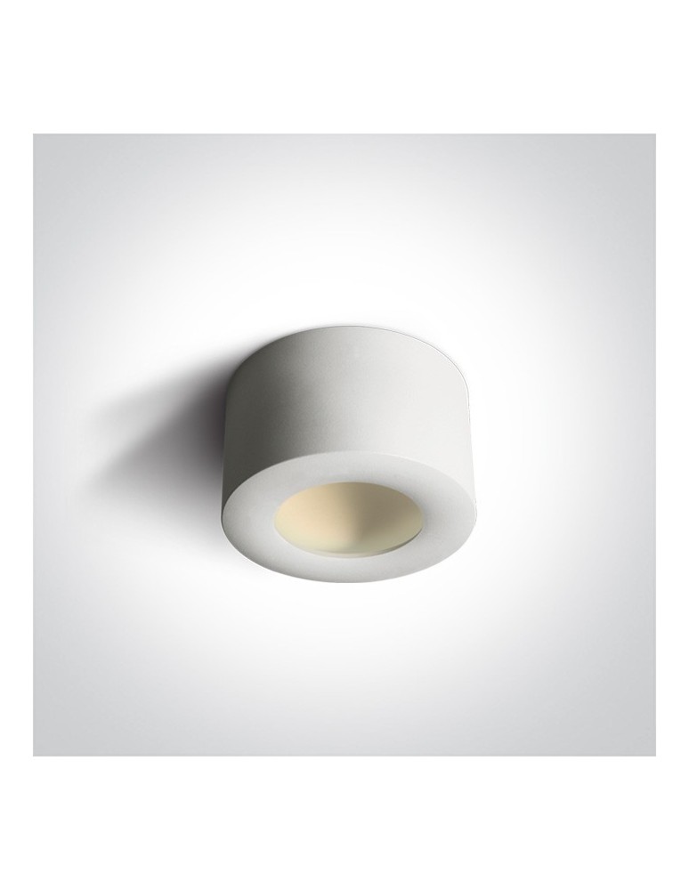 Oprawy sufitowe LEDowe - One Light Lampa LED ukryte światło Tespies 12108FD/W/W - produkt kolory-swiatla.pl 1