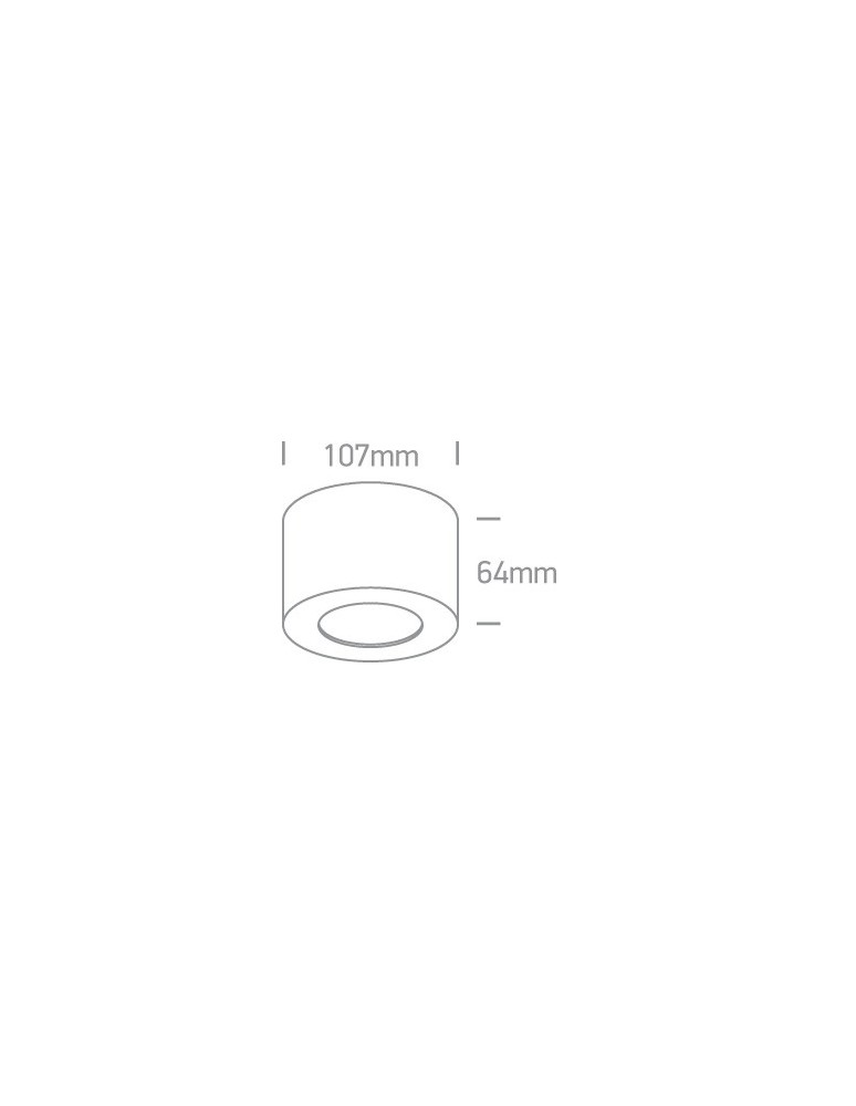 Oprawy sufitowe LEDowe - One Light Lampa LED ukryte światło Tespies 12108FD/W/W - product kolory-swiatla.pl 3