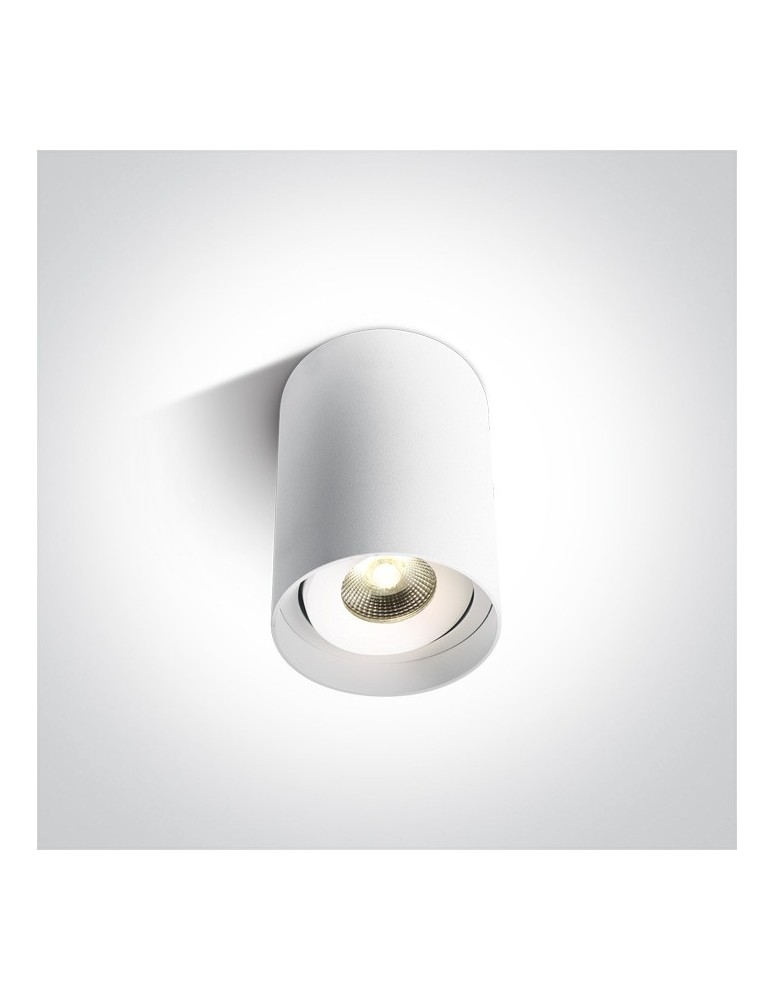 Oprawy sufitowe LEDowe - One Light Nowoczesna lampa sufitowa LED Saronida 12110D/W/W - produkt kolory-swiatla.pl 1