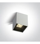 Oprawy sufitowe LEDowe - One Light Nowoczesna lampa LED sześcian Serwia 12110HA/W/W - product 1