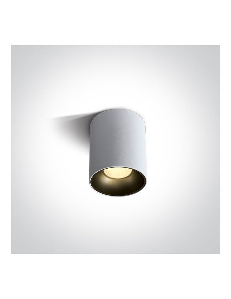 Oprawy sufitowe LEDowe - One Light Lampa sufitowa loft retro styl Trizin 12112Z/W/W - produkt kolory-swiatla.pl 1