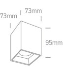 Oprawy sufitowe LEDowe - One Light Lampa biała loft styl Sofades 12112ZA/W/W - product 3