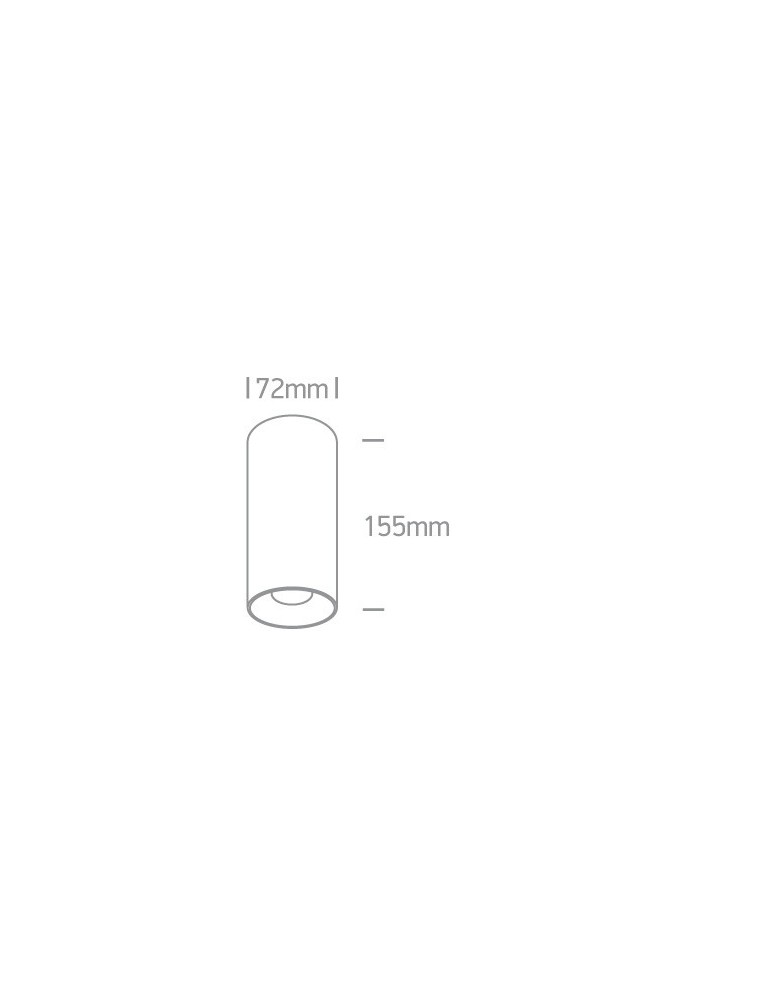 Oprawy sufitowe LEDowe - One Light Lampa sufitowa LED walec Stilida 12115D/B/W - product kolory-swiatla.pl 2