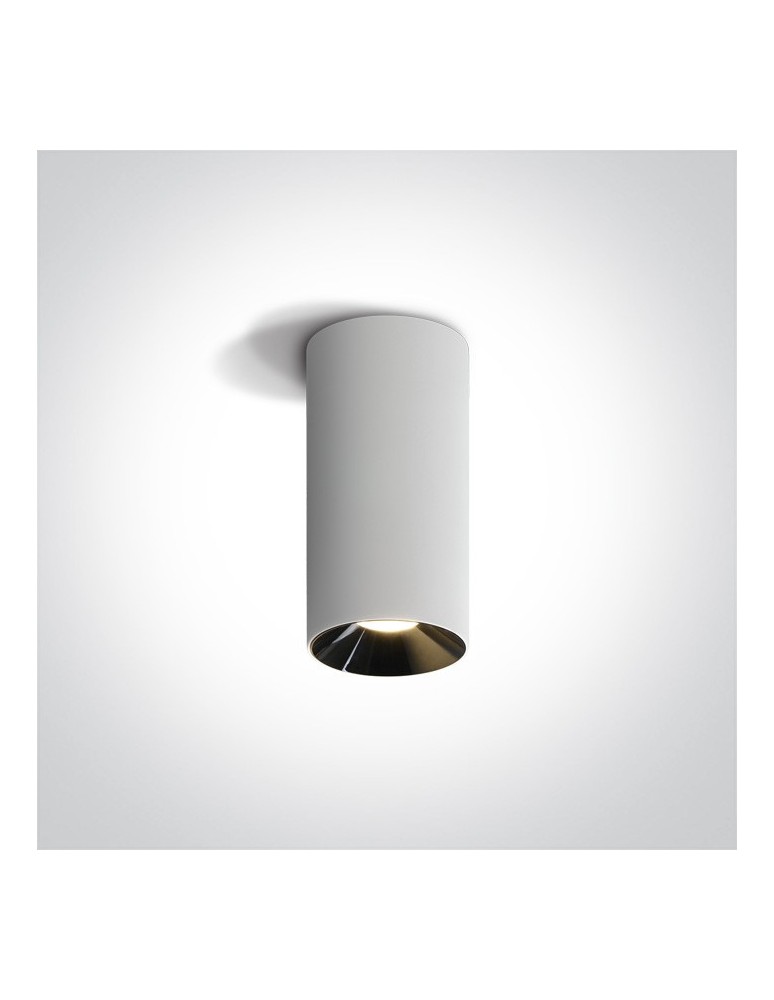Oprawy sufitowe LEDowe - One Light Lampa sufitowa LED walec Stilida 12115D/W/W - produkt kolory-swiatla.pl 1