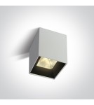 Oprawy sufitowe LEDowe - One Light Lampa sufitowa LED sześcian Serwia 2 12115HA/W/W - product 1
