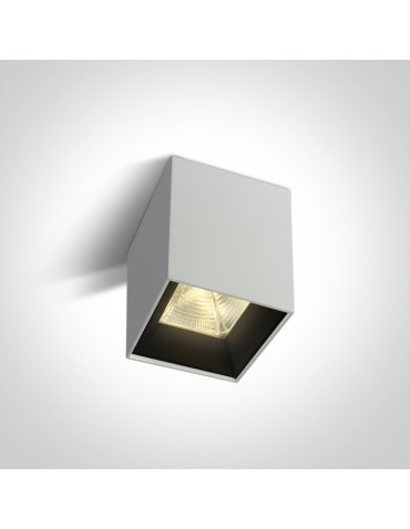One Light Lampa sufitowa LED sześcian Serwia 2 12115HA/W/W