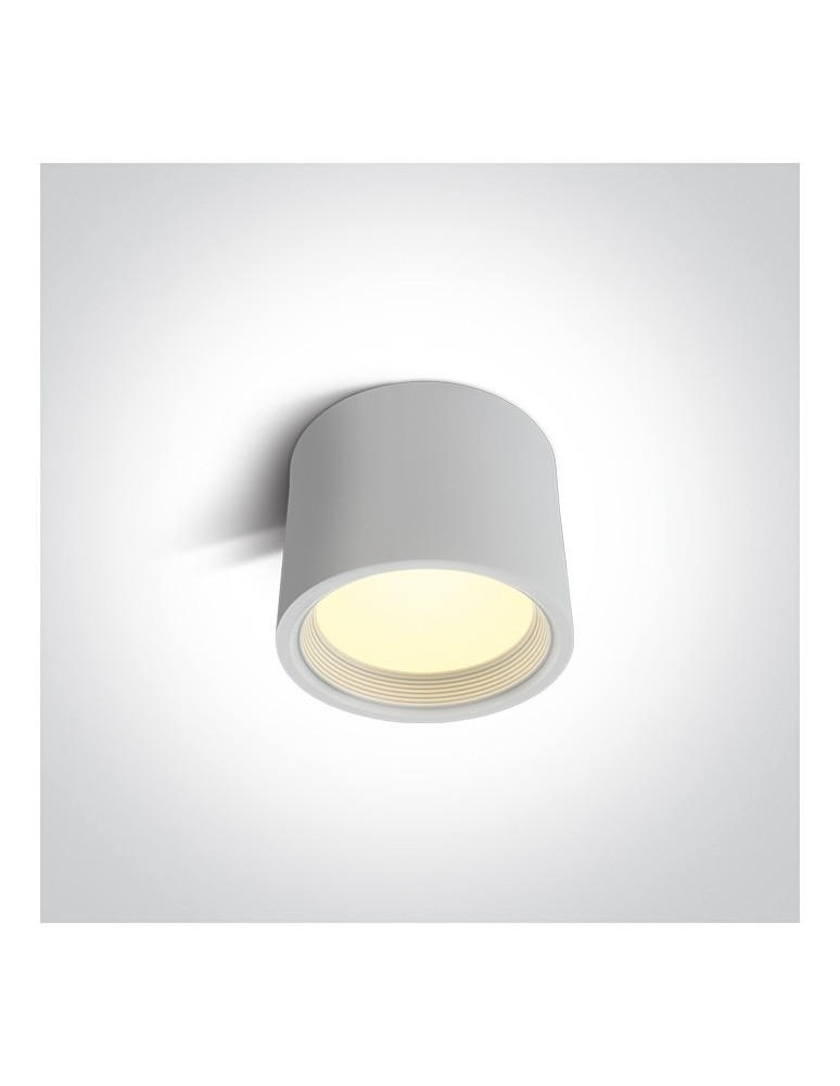 Oprawy sufitowe LEDowe - One Light Lampa sufitowa nowoczesny styl Tasos 12115L/W/W - produkt kolory-swiatla.pl 1