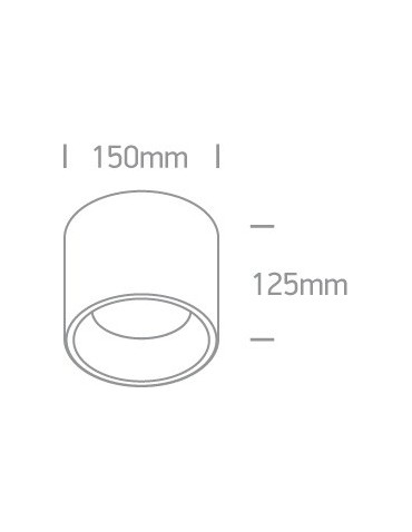 One Light Lampa LED duże biuro Plomari 2 12115LD/W/W - produkt 2
