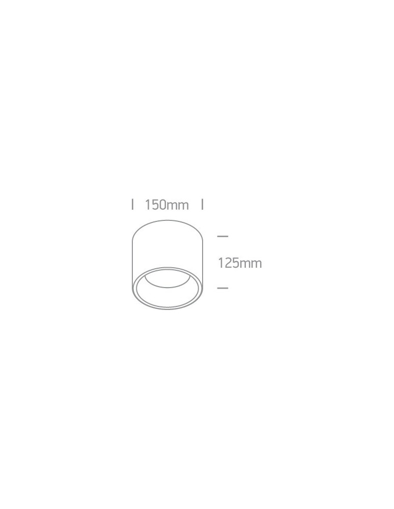 Oprawy sufitowe LEDowe - One Light Lampa LED duże biuro Plomari 2 12115LD/W/W - product kolory-swiatla.pl 2