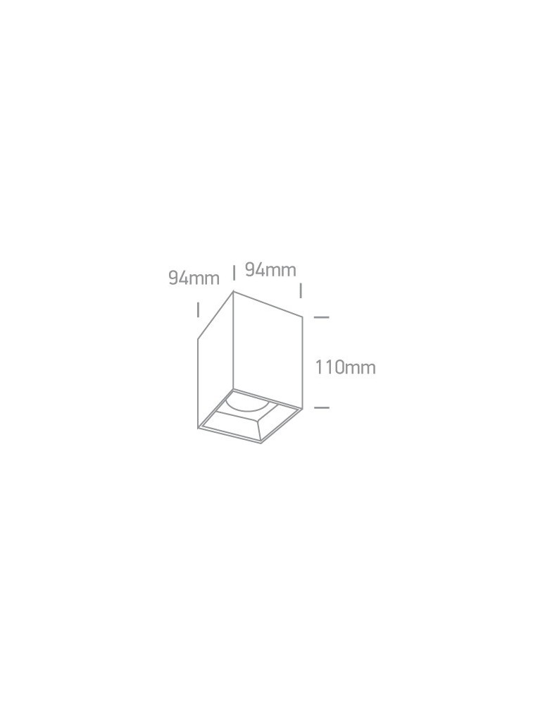 Oprawy sufitowe LEDowe - One Light Nowoczesna lampa LED loft Sofades 2 12120ZA/B/W - product kolory-swiatla.pl 3