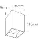 Oprawy sufitowe LEDowe - One Light Nowoczesna lampa LED loft Sofades 2 12120ZA/W/W - product 3
