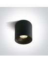 One Light Lampa LED czarna tuba Karas 2 12122C/B/W