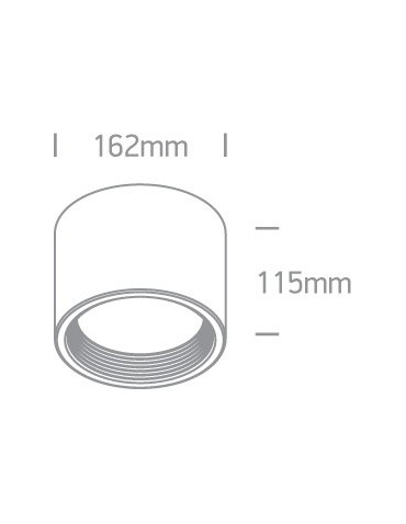 One Light Lampa LED duże biuro Tasos 2 12125L/W/W - produkt 2