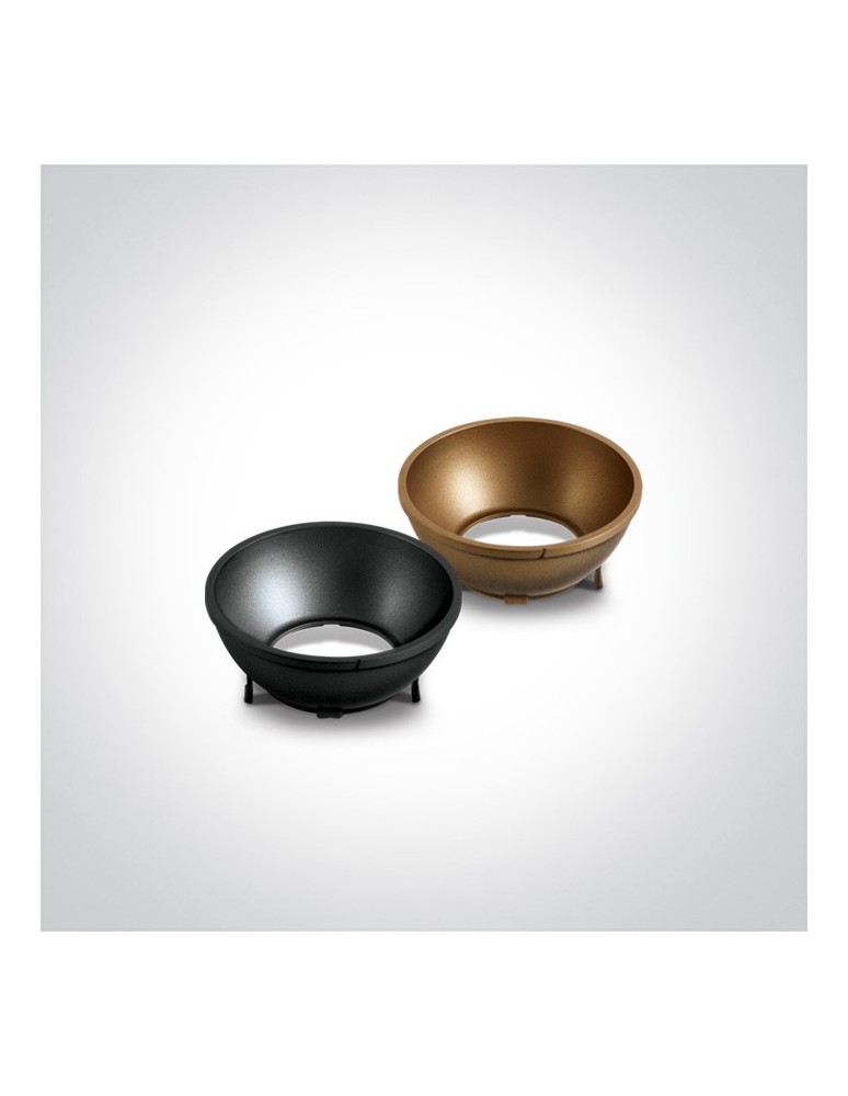 Oprawy sufitowe LEDowe - One Light Lampa sufitowa LED czarna Trizin 3 12130Z/B/W - product kolory-swiatla.pl 2