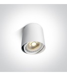 Oprawy sufitowe na wymienne źródło światła - One Light Lampa sufitowa biała tuba Mykonos 12142/W - product 1