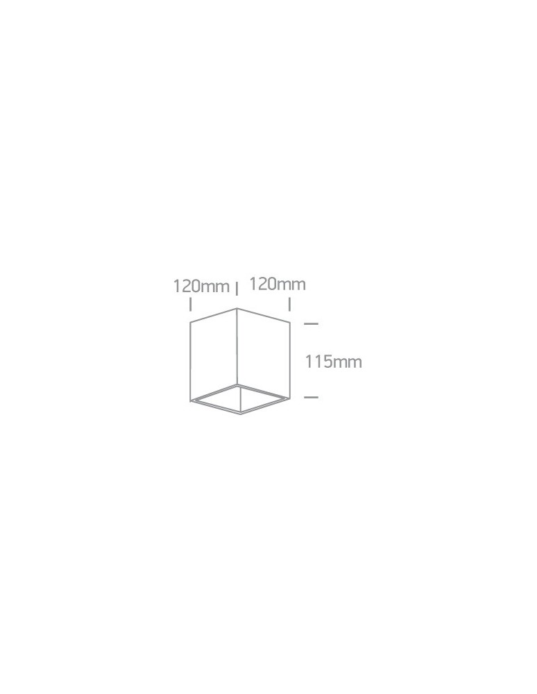 Oprawy sufitowe na wymienne źródło światła - One Light Lampa miejski styl Koufonisi 12144/B - product kolory-swiatla.pl 2