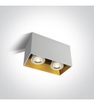 Oprawy sufitowe na wymienne źródło światła - One Light Lampa podwójna Sinasos 2 12205TA/W - product 1