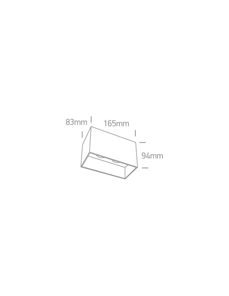 Oprawy sufitowe na wymienne źródło światła - One Light Lampa podwójna Sinasos 2 12205TA/W - product kolory-swiatla.pl 2
