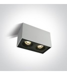 Oprawy sufitowe na wymienne źródło światła - One Light Lampa sufitowa podwójna Karlowasi 2 12205YA/W - product 1
