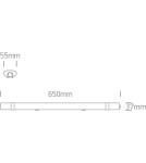Belki oświetleniowe - One Light Lampa LED do magazynu 65cm Paksos 38118LA/C IP65 - produkt 3