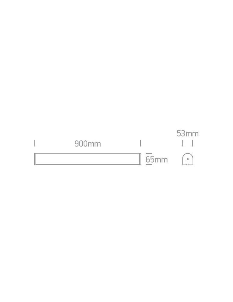 Kinkiety łazienkowe - One Light Lampa LED nad lustro 90cm Kithira 3 38120C/W IP44 - product kolory-swiatla.pl 3