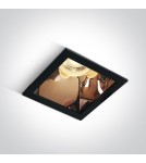 Lampy podtynkowe - oczka - One Light lampa wpuszczana czarna miedź Adamas 50105M/B/CU - product 1
