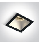 Lampy podtynkowe - oczka - One Light lampa wpuszczana czarna miedź Adamas 50105M/B/W - product 1