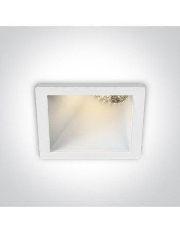 One Light ozdobny wpust salon Bevera 50105MA/W/W