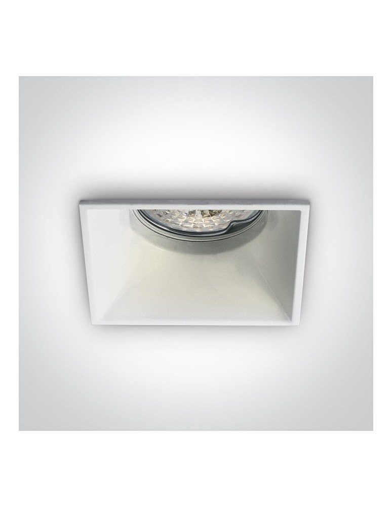 Lampy podtynkowe - oczka - One Light lampa wpuszczana biała Plintri 50105TG/W - produkt kolory-swiatla.pl 1
