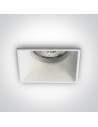 One Light lampa wpuszczana biała Plintri 50105TG/W