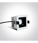 Lampy podtynkowe - oczka - One Light lampa wpust hotel sklep Abram 50107B/W/W - product 2