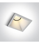 Lampy podtynkowe - oczka - One Light lampa wpust biała Koronida 50108A/W/W - produkt 1
