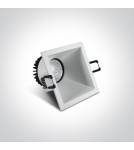 Lampy podtynkowe - oczka - One Light lampa wpust biała Koronida 50108A/W/W - produkt 2