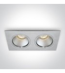 Lampy podtynkowe - oczka - One Light lampa LED podwójna Sermili 50205D/AL - product 1