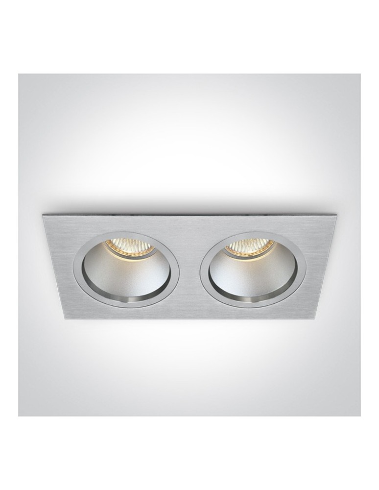 Lampy podtynkowe - oczka - One Light lampa LED podwójna Sermili 50205D/AL - produkt kolory-swiatla.pl 1