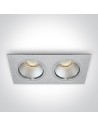 One Light lampa LED podwójna Sermili 50205D/AL