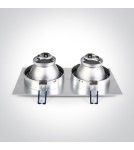 Lampy podtynkowe - oczka - One Light lampa LED podwójna Sermili 50205D/AL - product 2