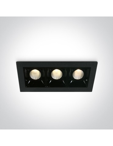 One Light lampa LED potrójna Merihas 3 50302B/B/W