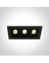 One Light lampa LED potrójna Merihas 3 50302B/B/W