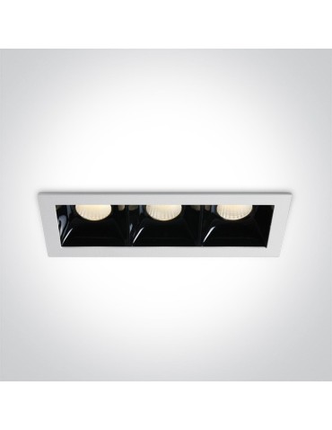 One Light lampy LED do sklepu Abram 3 50307B/W/W