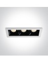 One Light lampy LED do sklepu Abram 3 50307B/W/W