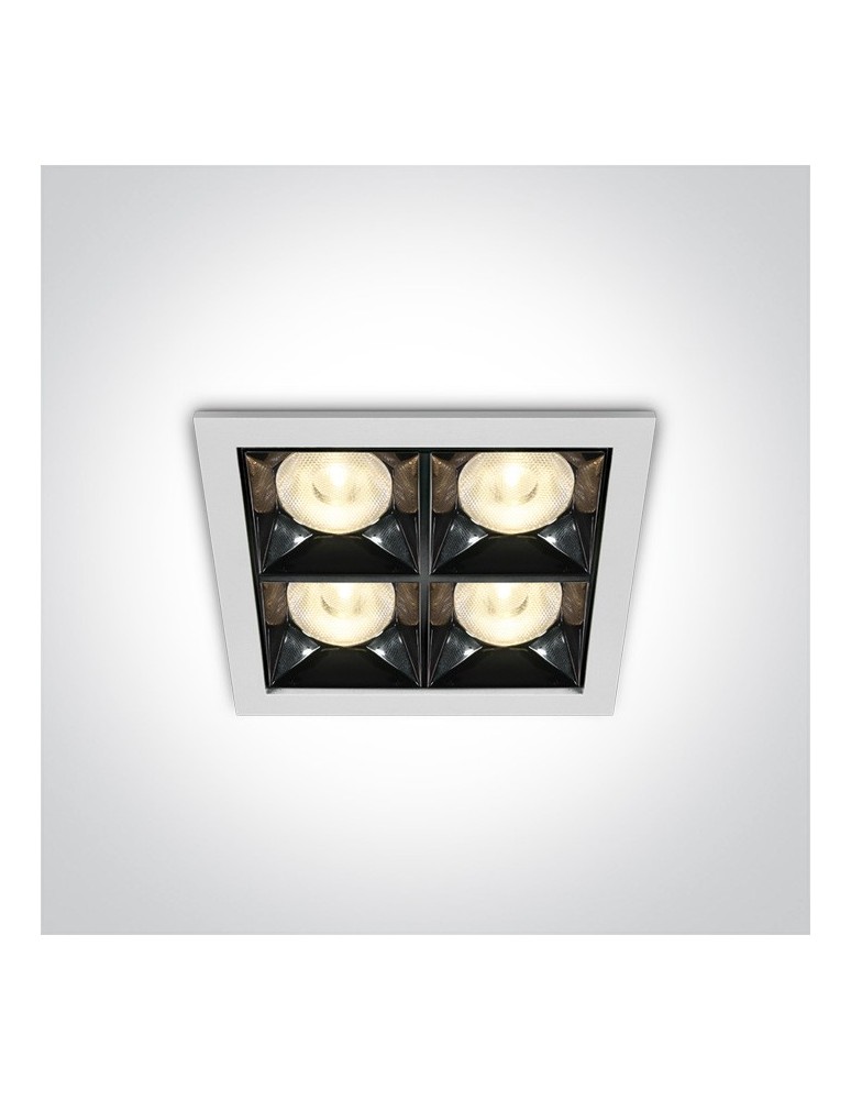 Lampy podtynkowe - oczka - One Light ozdobny wpust LED Stivos 50406B/W/W - produkt kolory-swiatla.pl 1