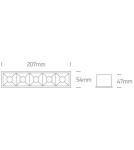 Lampy podtynkowe - oczka - One Light szereg lamp LED Avgi 50506B/B/W - product 2