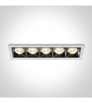 Lampy podtynkowe - oczka - One Light szereg lamp LED Avgi 50506B/W/W - produkt 1