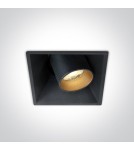 Lampy podtynkowe - oczka - One Light czarny regulowany wpust LED Skiti 51111C/B/W - product 1